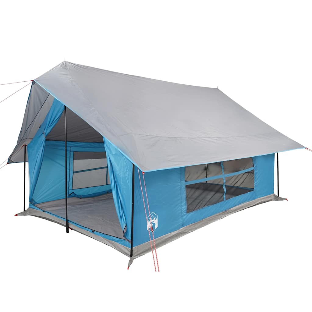 vidaXL Tent 5-persoons waterdicht blauw afbeelding