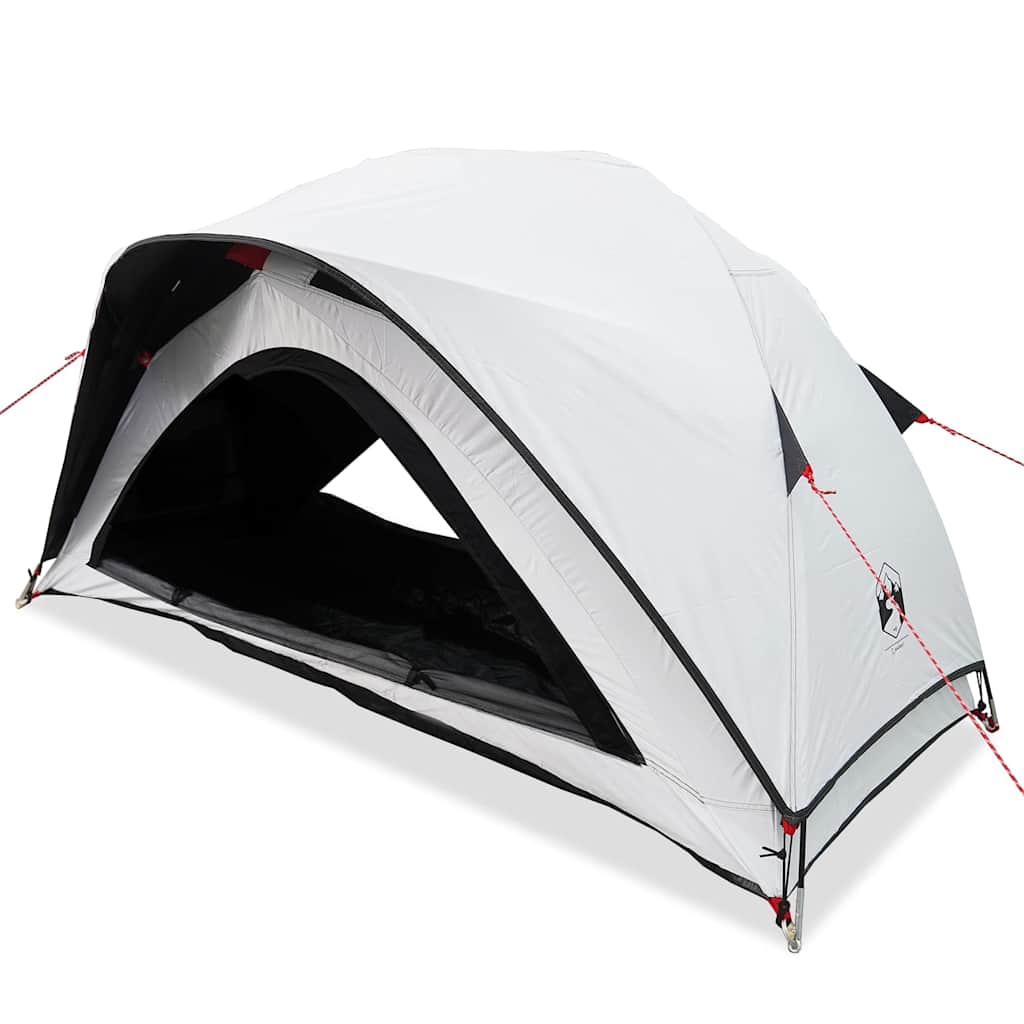 Thumbnail - vidaXL Campingzelt 1 Person Weiß Verdunkelungsstoff Wasserdicht
