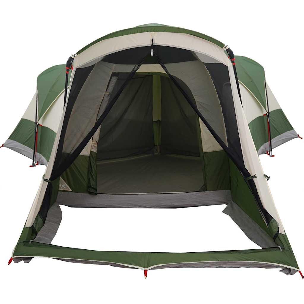 Tente familiale tunnel 8 personnes gris et orange imperméable tente officiel vidaXL