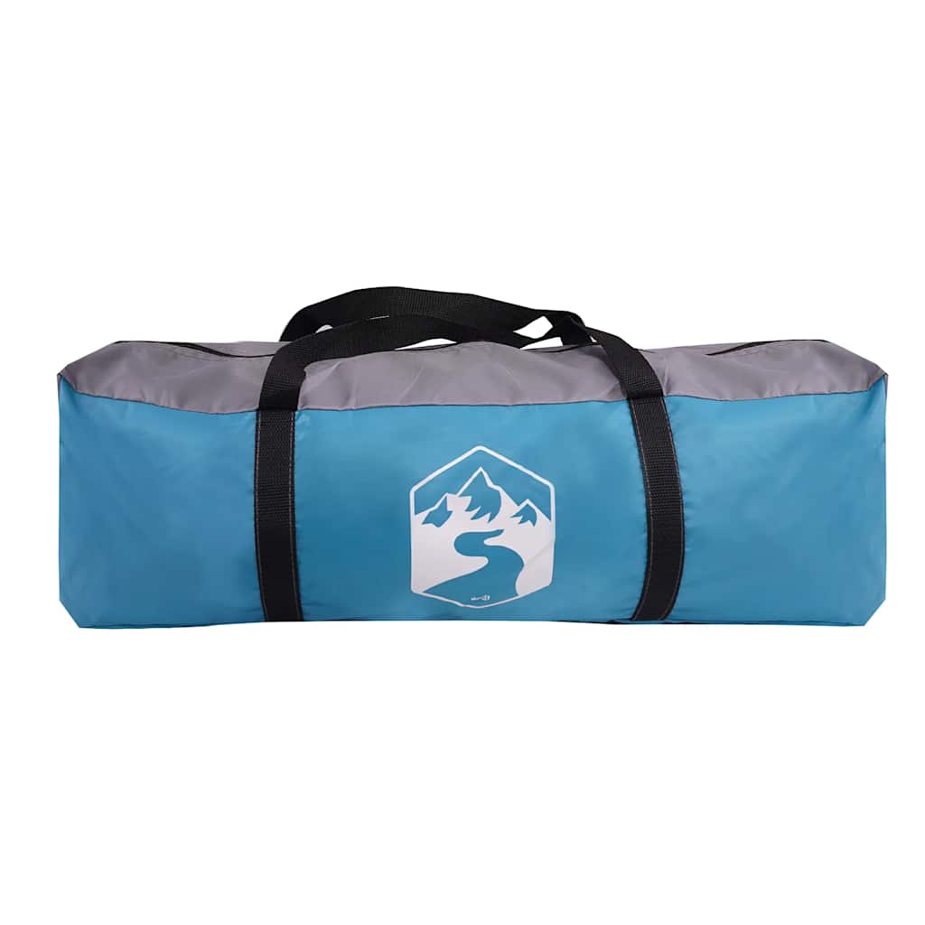 Tente familiale tunnel 8 personnes gris et orange vente imperméable tente vidaXL