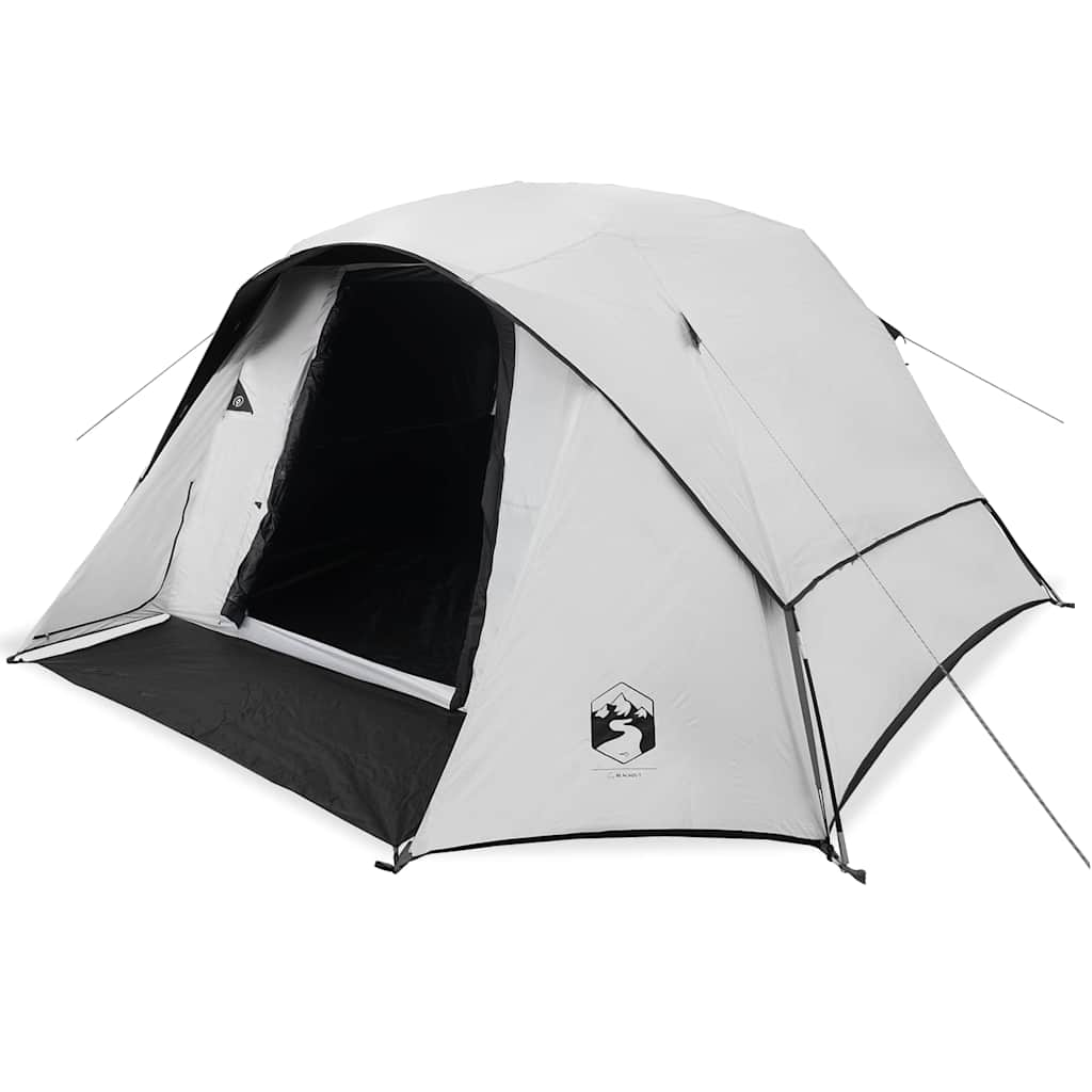 vidaXL Camping Stan Cabin 4-person White Blackout Waterproof