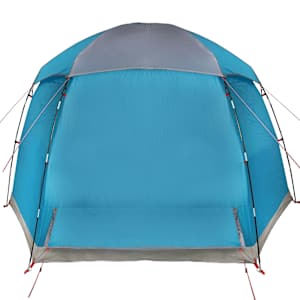 Rodinný stan Igloo pro 6 osob modrý Vodotěsný - obrázek 8