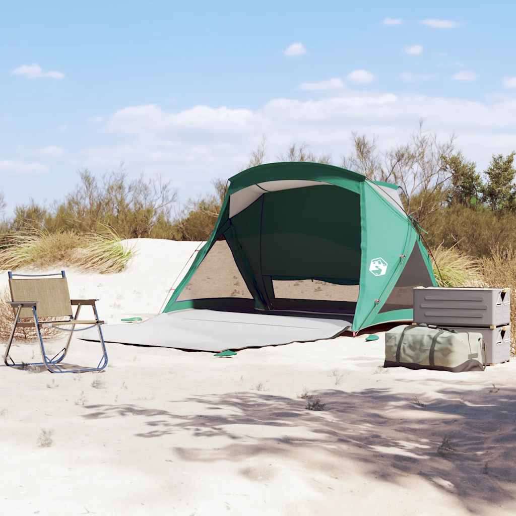 vidaXL Strandzelt 2 Personen Seegrün Wasserdicht