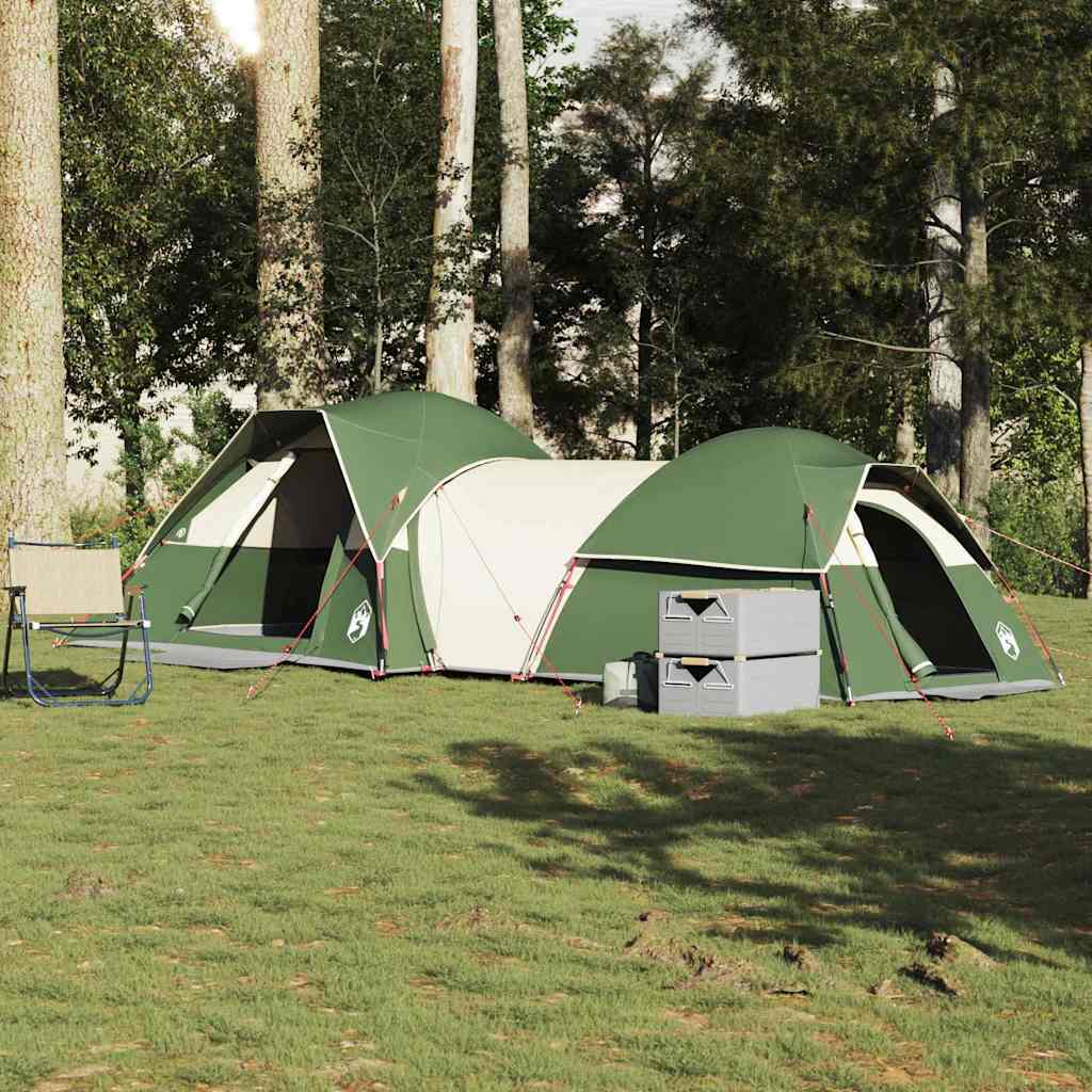 vidaXL Tent 5-persoons waterdicht groen afbeelding