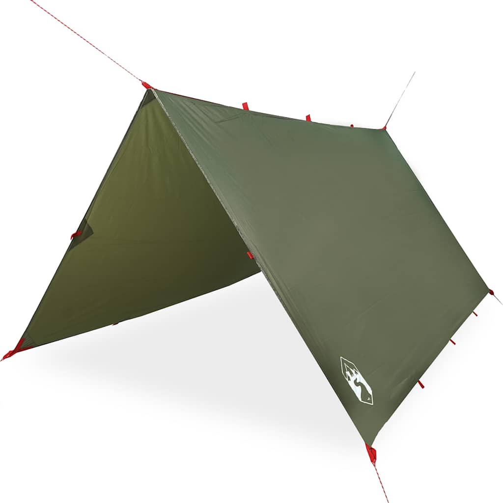 Thumbnail - vidaXL Tarp Olivgrün 306x306 cm Wasserdicht