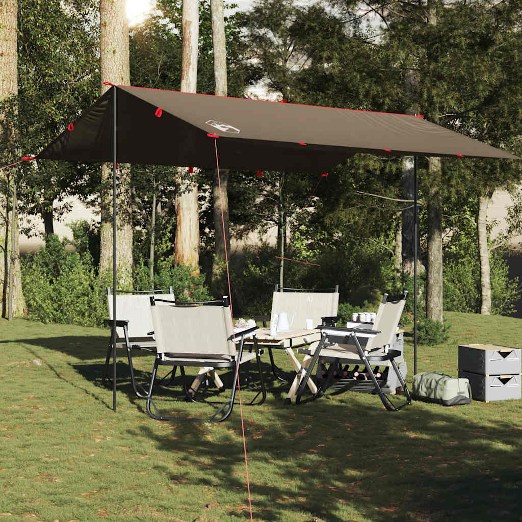Thumbnail - vidaXL Tarp Braun 366x306 cm Wasserdicht