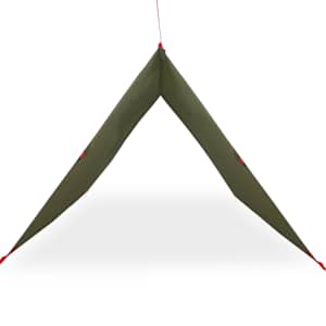 Kempingová plachta olivově zelená 406 x 306 cm nepromokavá - obrázek 4