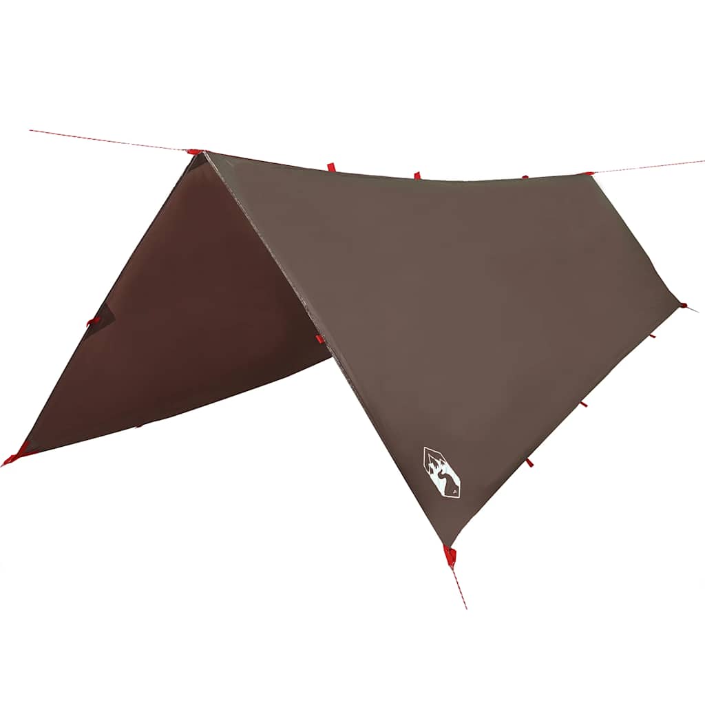vidaXL Kempingová plachta hnědá 506 x 306 cm nepromokavá