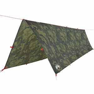 Kempingová plachta maskáčová 506 x 306 cm nepromokavá - obrázek 2