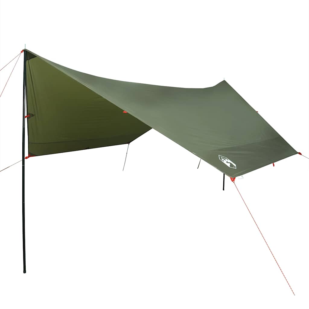 Thumbnail - vidaXL Tarp Olivgrün 438x376x212 cm Wasserdicht