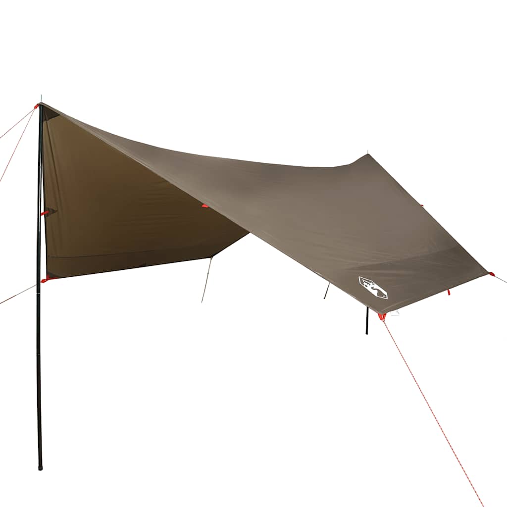 Thumbnail - vidaXL Tarp Braun 438x376x212 cm Wasserdicht