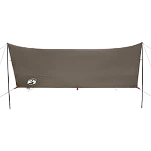 Kempingová plachta zelená 462 x 306 x 211 cm nepromokavá - obrázek 5