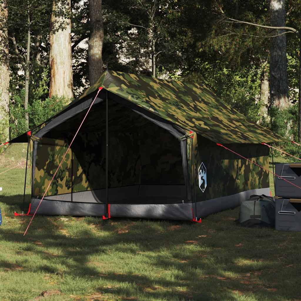 vidaXL Campingzelt 2 Personen Tarnmuster Wasserdicht