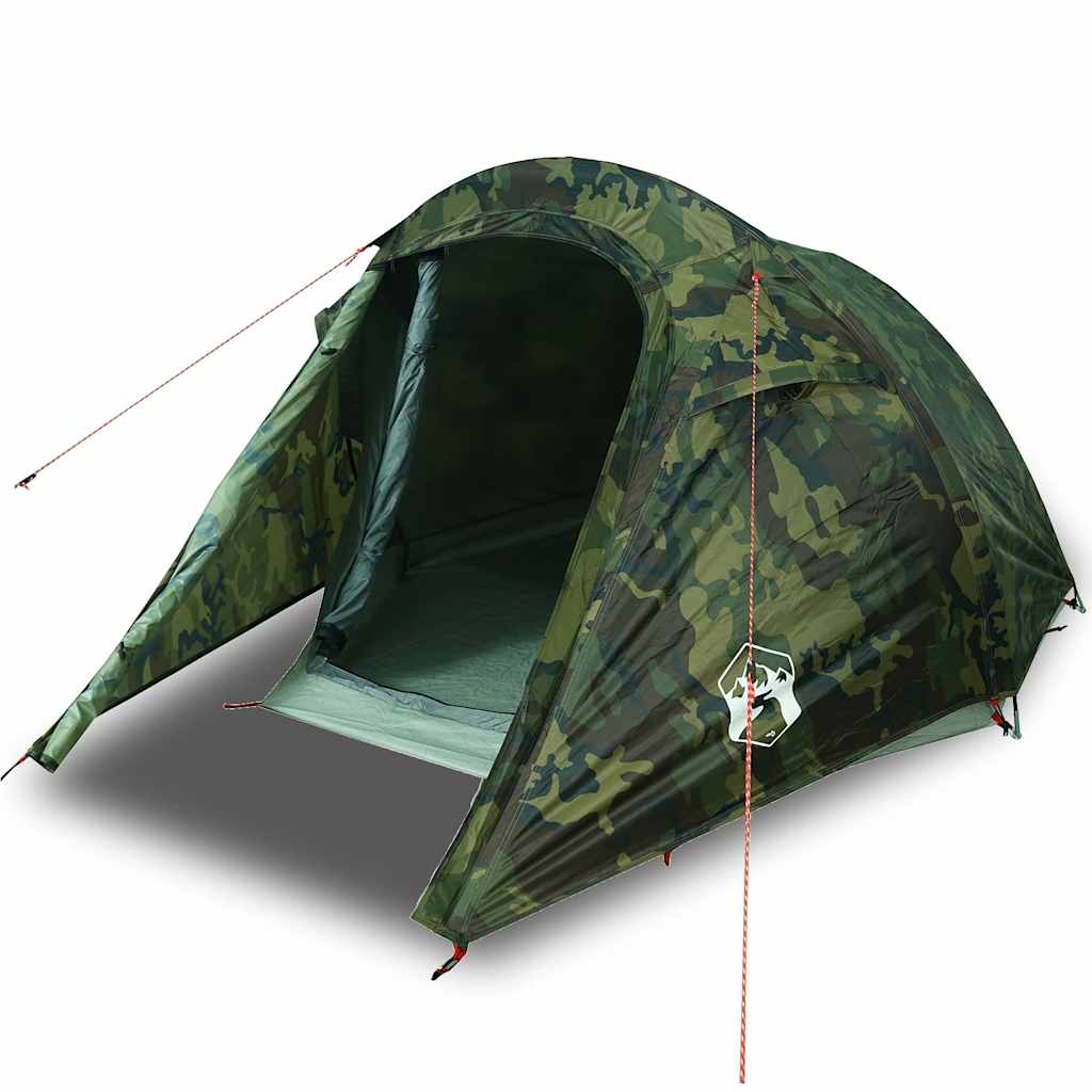 Thumbnail - vidaXL Tunnelzelt 3 Personen Camouflage Wasserdicht