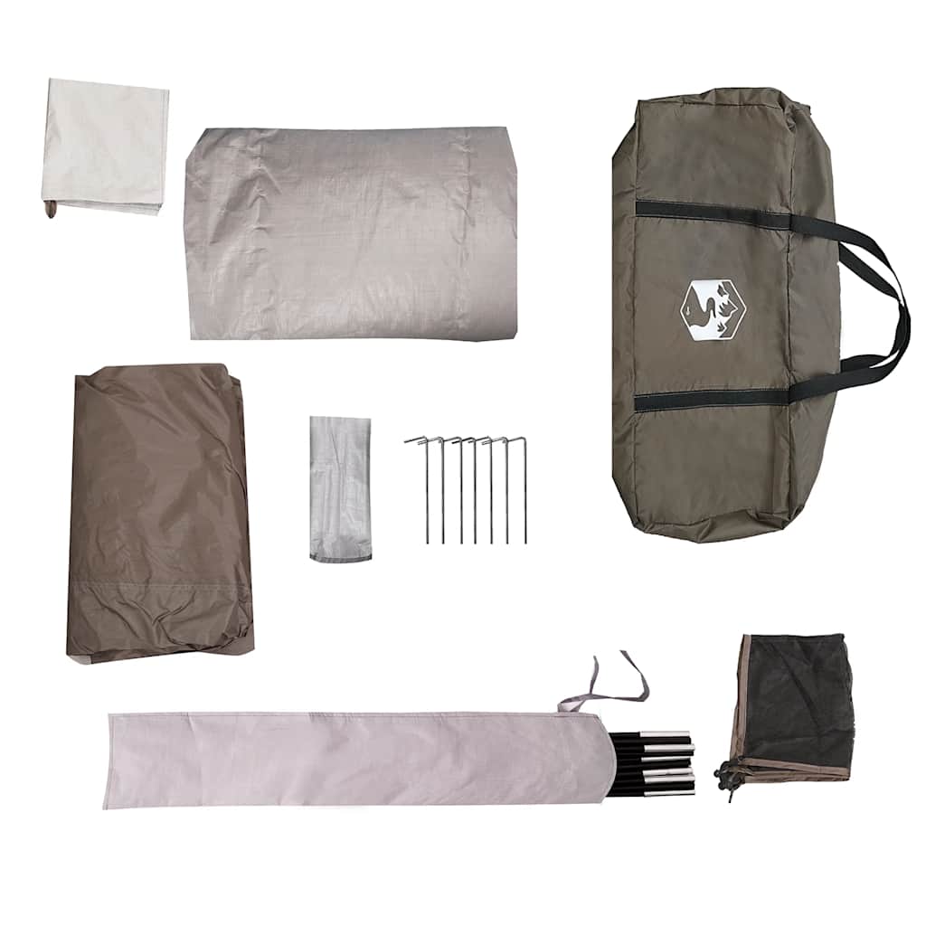 kempinga telts 4 personām, kupola forma, ūdensnecaurlaidīga