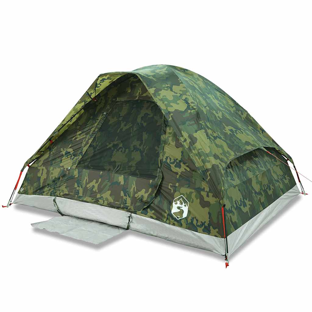 Thumbnail - vidaXL Kuppelzelt 4 Personen Camouflage Wasserdicht