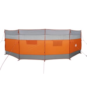 Kempingový větrolam šedý a oranžový 510x153 cm nepromokavá - obrázek 2