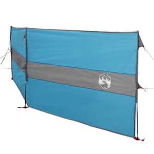 Kempingový větrolam modrý 344x120 cm nepromokavý - obrázek 5
