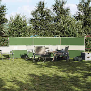 vidaXL Brise-vent de camping vert 490x123 cm imperm&eacute;able