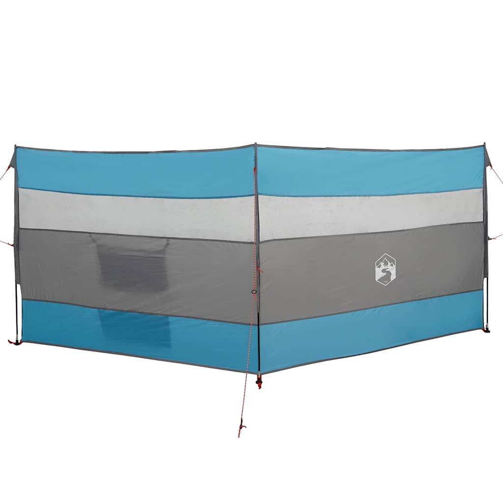 vidaXL Kempingový větrolam modrýue 340x130 cm Vodotěsný