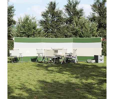 vidaXL Brise-vent de camping vert 508x130 cm imperm&eacute;able