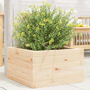 Vrtno cvetlično korito 40x40x23 cm trdna borovina