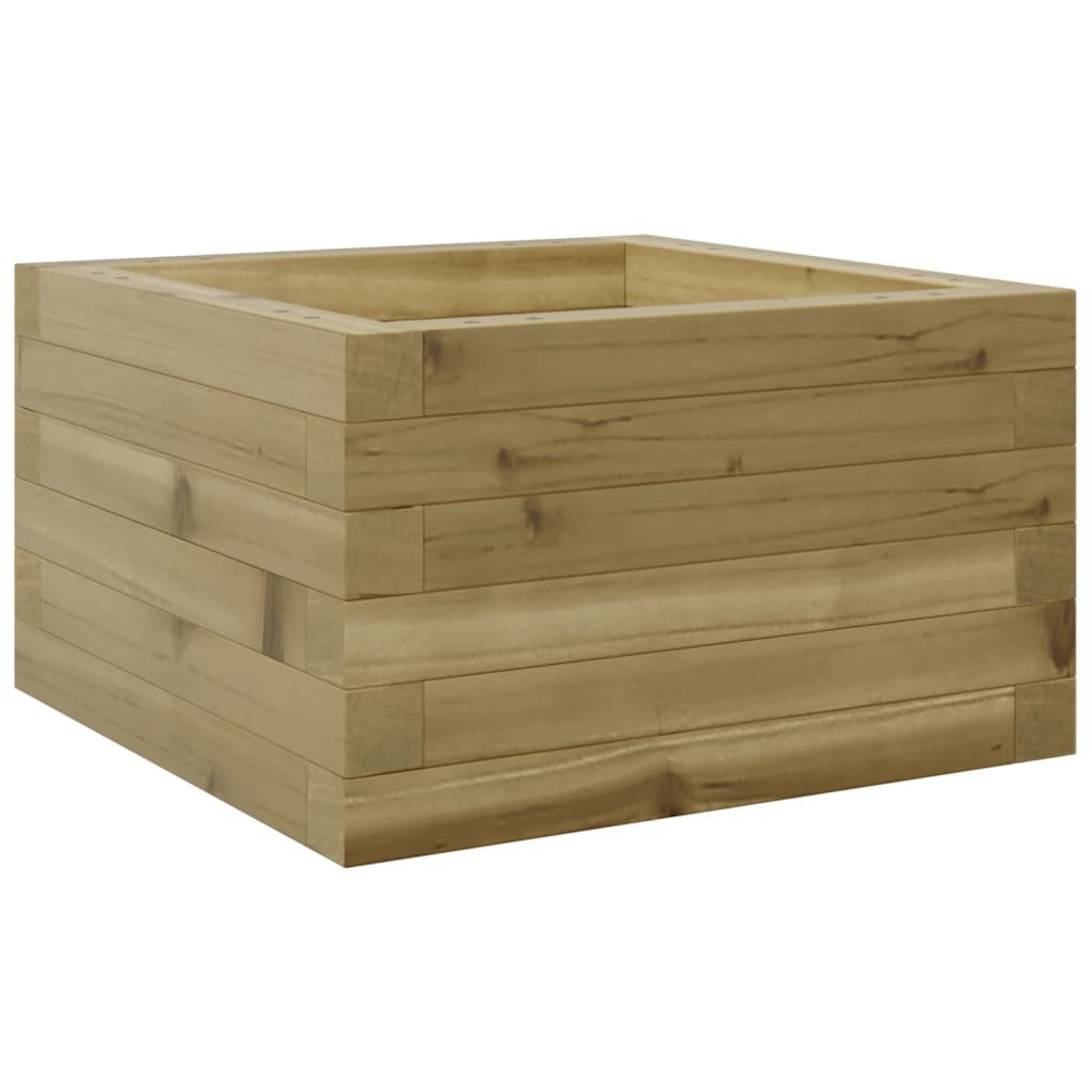 vidaXL Záhradný kvetináč 40x40x23 cm impregnovaná borovica