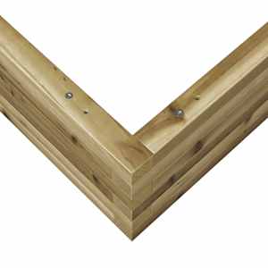 Zahradní truhlík 90 x 90 x 23 cm impregnované borové dřevo - obrázek 8