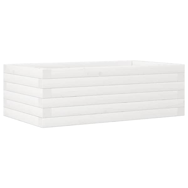 vidaXL aia taimekast, valge, 70 x 40 x 23 cm, m&auml;nnipuit