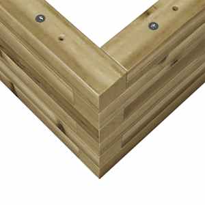 Zahradní truhlík 90 x 60 x 23 cm impregnované borové dřevo - obrázek 8