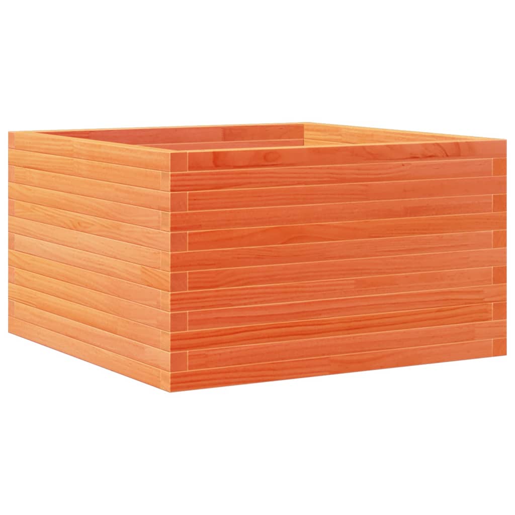 vidaXL Zahradní truhlík voskově hnědý 80x80x45,5 cm masivní borovice