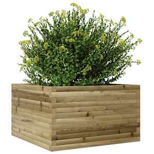 Zahradní truhlík 80 x 80 x 45,5 cm impregnované borové dřevo - obrázek 4