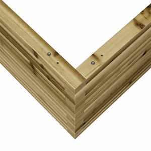Zahradní truhlík 80 x 80 x 45,5 cm impregnované borové dřevo - obrázek 8
