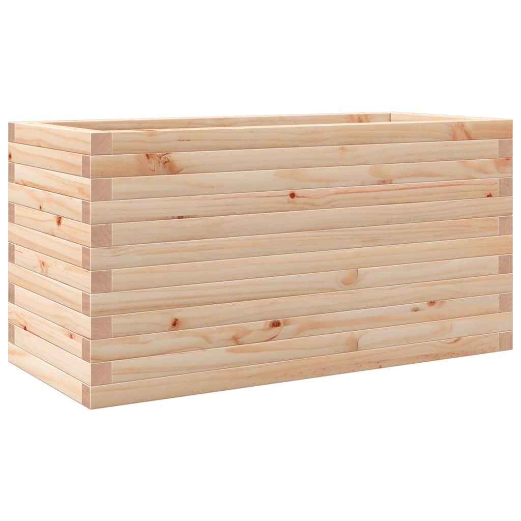 vidaXL Zahradní truhlík 90 x 40 x 45,5 cm masivní borové dřevo