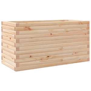Zahradní truhlík 90 x 40 x 45,5 cm masivní borové dřevo - obrázek 2