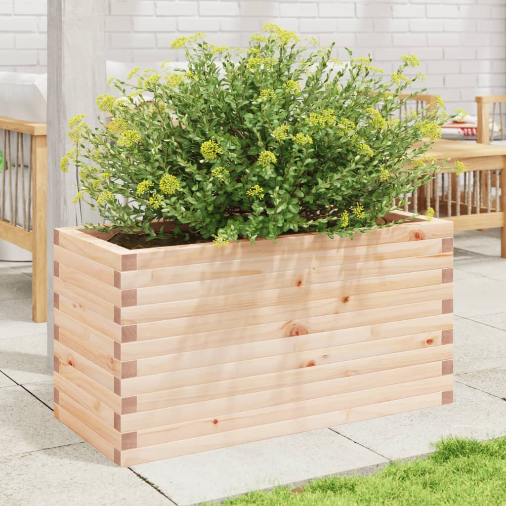 vidaXL Plantenbak 90x40x45,5 cm massief grenenhout afbeelding