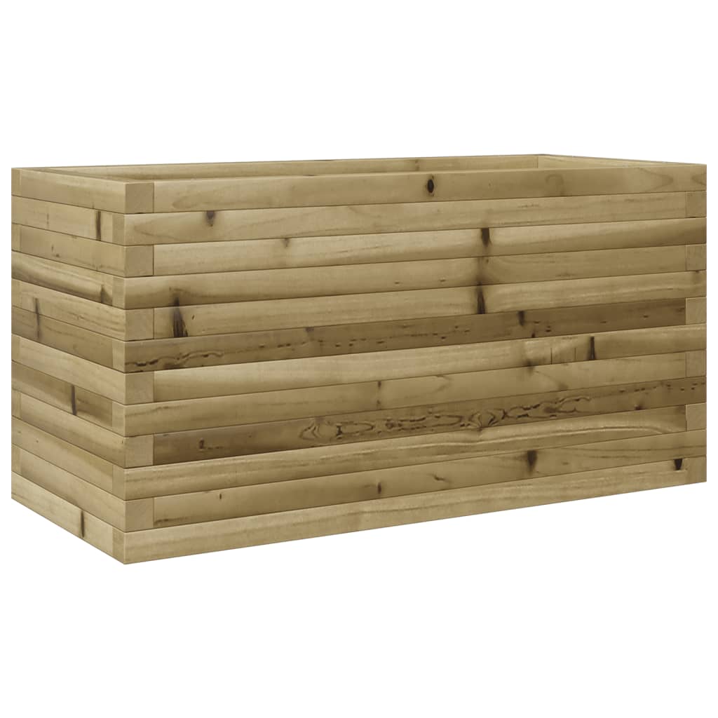 vidaXL Záhradný kvetináč 90x40x45,5 cm impregnovaná borovica