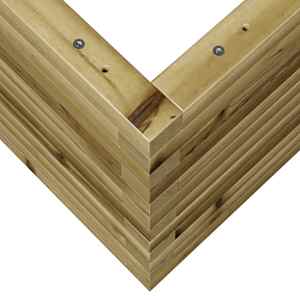 Zahradní truhlík 90 x 40 x 45,5 cm impregnované borové dřevo - obrázek 8