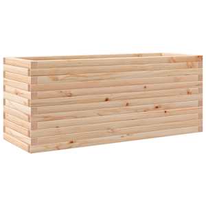 Zahradní truhlík 110 x 40 x 45,5 cm masivní borové dřevo - obrázek 2