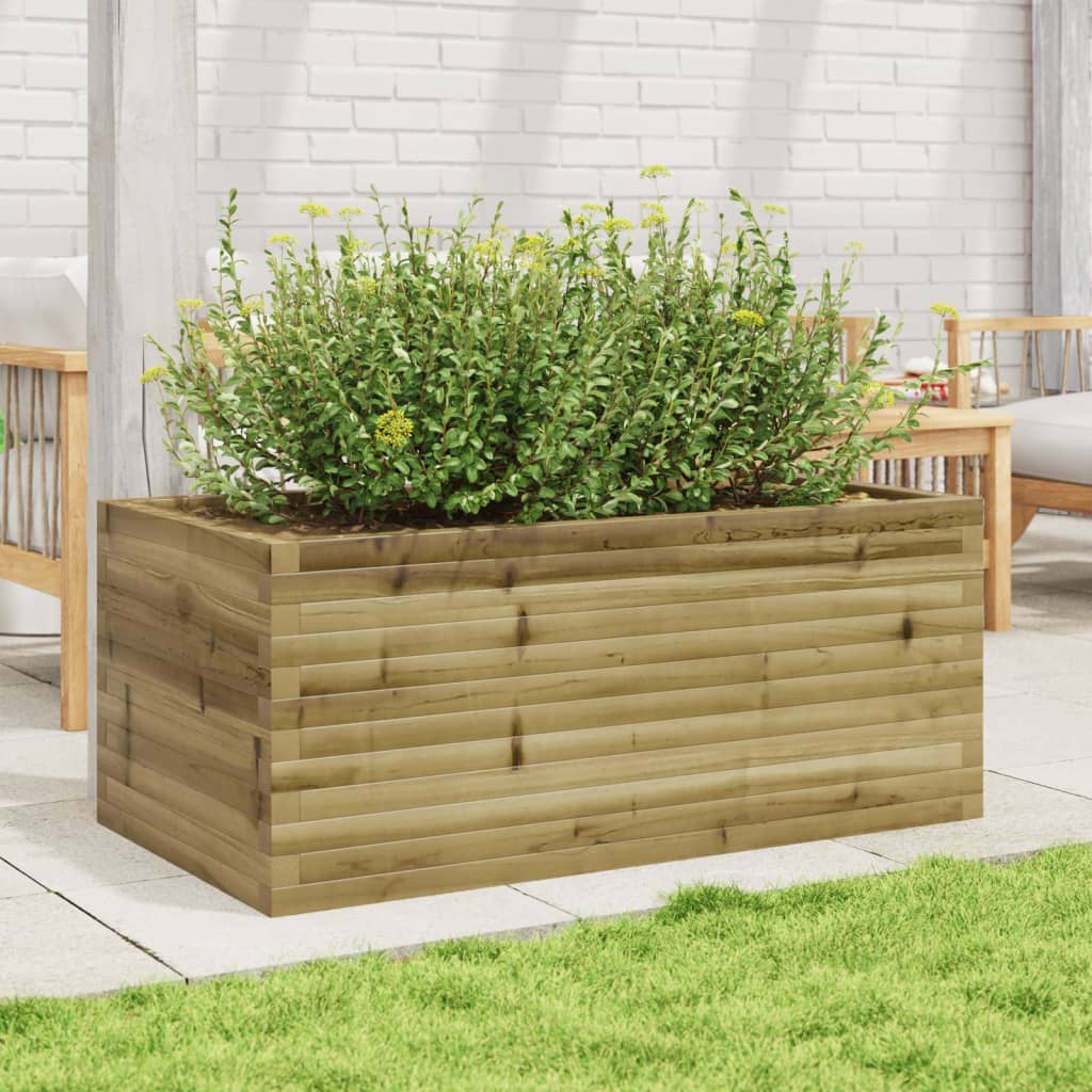vidaXL Plantenbak 110x60x45,5 cm geïmpregneerd grenenhout afbeelding