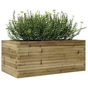 Zahradní truhlík 110 x 60 x 45,5 cm impregnované borové dřevo - obrázek 4