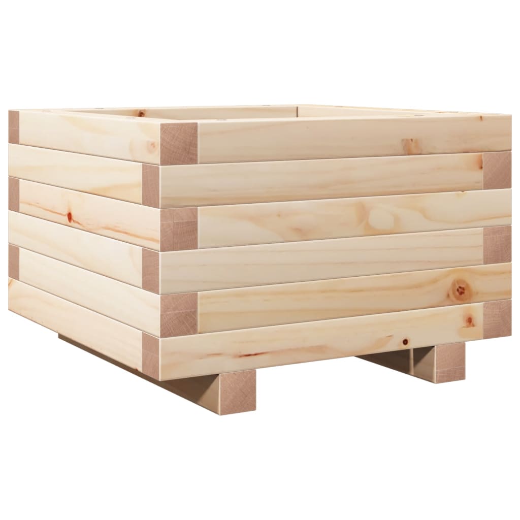 vidaXL Zahradní truhlík 40 x 40 x 26,5 cm masivní borové dřevo