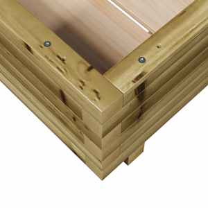 Zahradní truhlík 50 x 50 x 26,5 cm impregnované borové dřevo - obrázek 8