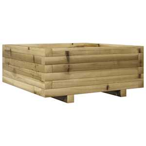 Zahradní truhlík 60 x 60 x 26,5 cm impregnované borové dřevo - obrázek 2