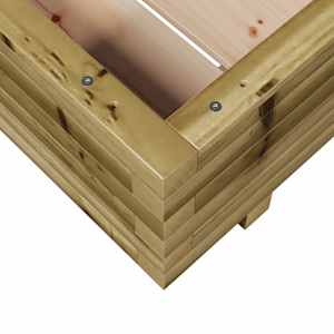 Zahradní truhlík 60 x 60 x 26,5 cm impregnované borové dřevo - obrázek 8