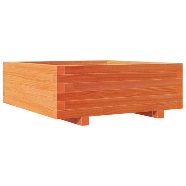 vidaXL aia taimekast, vahapruun, 70 x 70 x 26,5 cm, m&auml;nnipuit