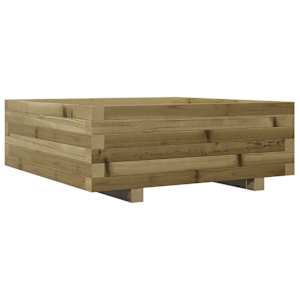 Zahradní truhlík 70 x 70 x 26,5 cm impregnované borové dřevo - obrázek 7