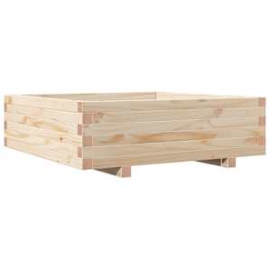 Zahradní truhlík 80 x 80 x 26,5 cm masivní borovice - obrázek 7