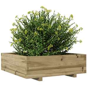 Zahradní truhlík 80 x 80 x 26,5 cm impregnované borové dřevo - obrázek 4