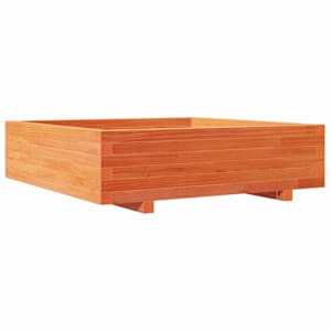 Zahradní truhlík voskově hnědý 90x90x26,5 cm masivní borovice - obrázek 2
